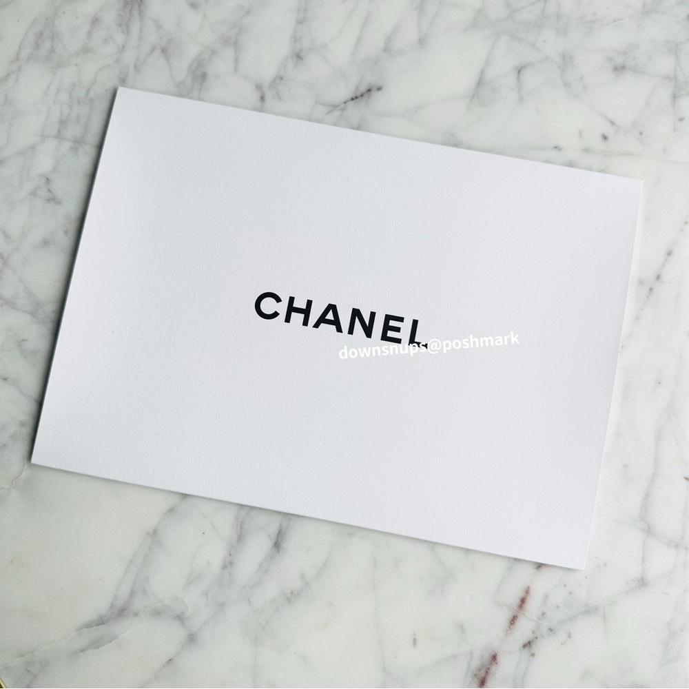 CHANEL large gift envelope/ receipt holder